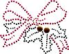 Iron On Transfer Christmas Holly with Bow